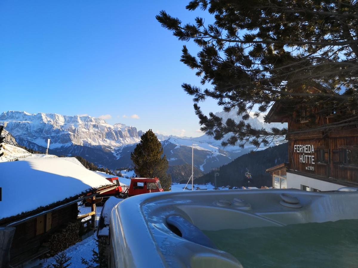 Rifugio Fermeda Hutte Pensionat Santa Cristina Val Gardena Exteriör bild